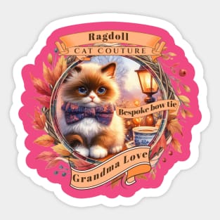 Cat Couture Bespoke Vicuña Grandma Love 32R Sticker